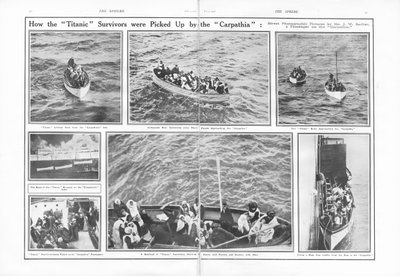 Come i sopravvissuti del Titanic sono stati raccolti dal Carpathia da English School