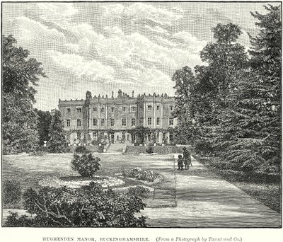 Hughenden Manor, Buckinghamshire (incisione) da English School