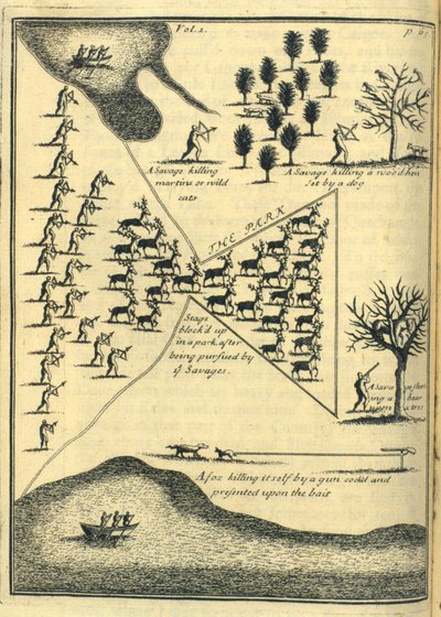Caccia, 1703 da English School