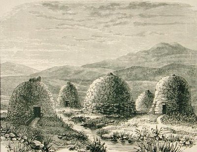 Capanni a Uig nel c.1880, da 