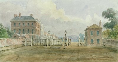 Turnpike di Hyde Park Corner, 1785 da English School