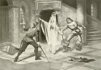 I Puritani, Atto I scena v (incisione) da English School