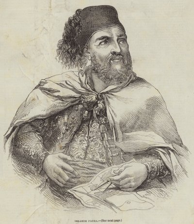 Ibrahim Pacha (incisione) da English School