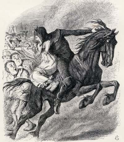 Illustrazione dopo J. Tenniel per la poesia 