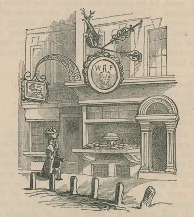 Illustrazione che raffigura la parte anteriore di un negozio da English School