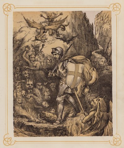Illustrazione per Il progresso del pellegrino di Bunyan da English School