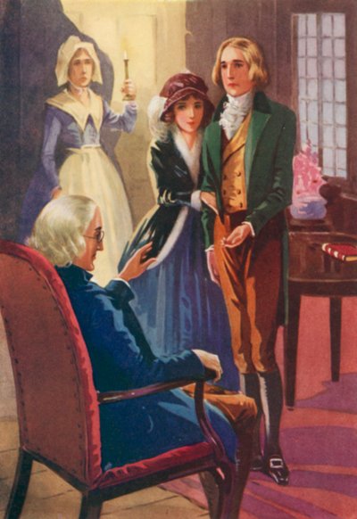 Illustrazione per John Halifax Gentleman di Dinah Maria Mulock da English School