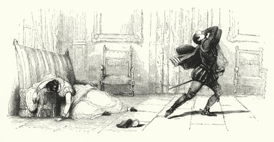 Illustrazione per Les Huguenots di Giacomo Meyerbeer (incisione) da English School