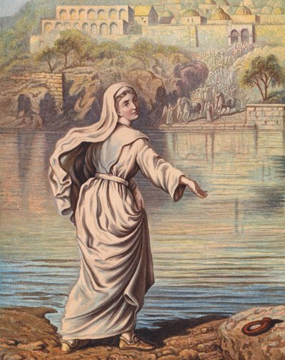 Illustrazione per Il pellegrinaggio del cristiano di John Bunyan da English School