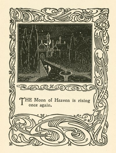 Illustrazione per Rubaiyat di Omar Khayyam (litografia) da English School