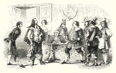 Illustrazione per Il barbiere di Siviglia di Rossini (incisione) da English School