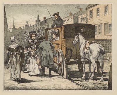 Illustrazione per La storia divertente di John Gilpin di William Cowper da English School