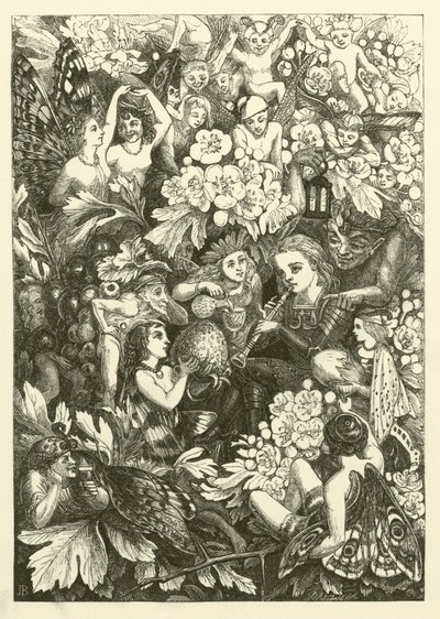 Illustrazione per La storia di Sir Thomas Thumb (incisione) da English School