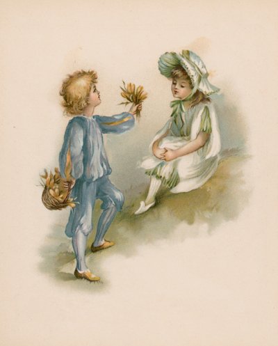 Illustrazione per The Language Of Flowers da English School