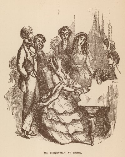 Illustrazione per I Newcomes di Thackeray (litografia) da English School