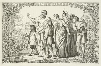 Illustrazione per Il progresso del pellegrino di John Bunyan da English School