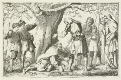 Illustrazione per Il progresso del pellegrino di John Bunyan da English School