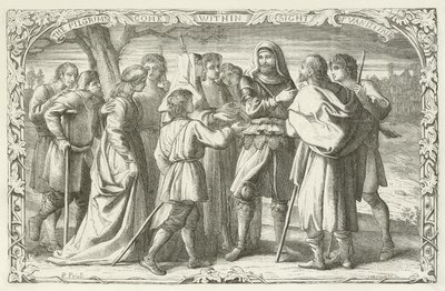 Illustrazione per Il progresso del pellegrino di John Bunyan da English School