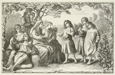 Illustrazione per Il progresso del pellegrino di John Bunyan da English School
