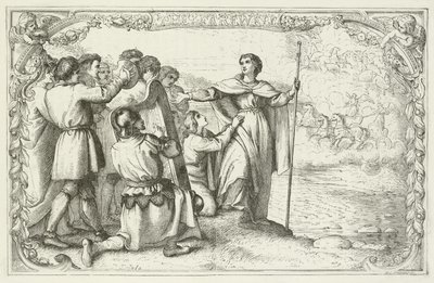 Illustrazione per Il progresso del pellegrino di John Bunyan da English School