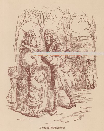 Illustrazione per The Virginians di Thackeray da English School