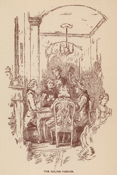 Illustrazione per The Virginians di Thackeray da English School