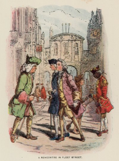 Illustrazione per The Virginians di Thackeray da English School