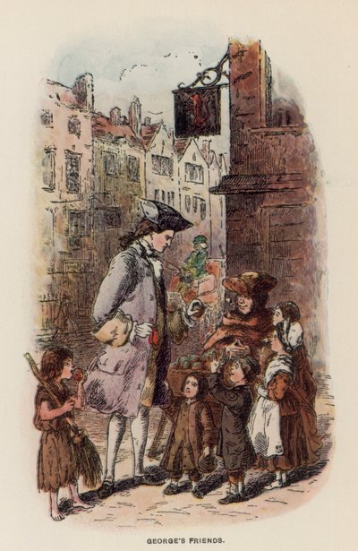 Illustrazione per The Virginians di Thackeray da English School