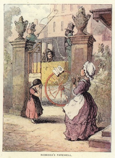 Illustrazione per Vanity Fair di Thackeray da English School