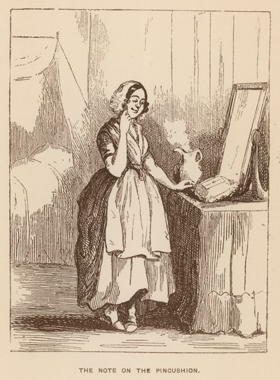 Illustrazione per Vanity Fair di Thackeray da English School