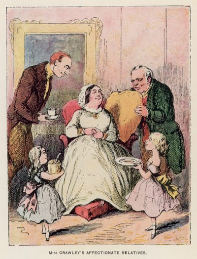 Illustrazione per Vanity Fair di Thackeray da English School