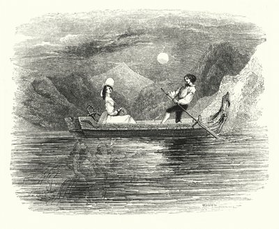 Illustrazione per il balletto, Ondine o La Naiade (incisione) da English School