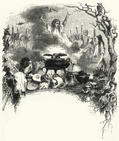 Illustrazione per il balletto, La Sylphide (incisione) da English School