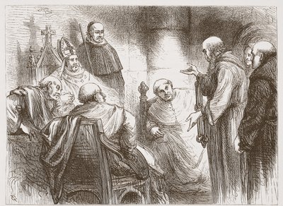 Illustrazione da La storia del protestantesimo di James Aitken Wylie (1808-1890), pub. 1878 da English School