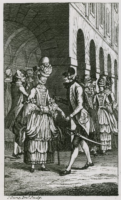 Illustrazione in Harriss List, edizione del 1773 da English School