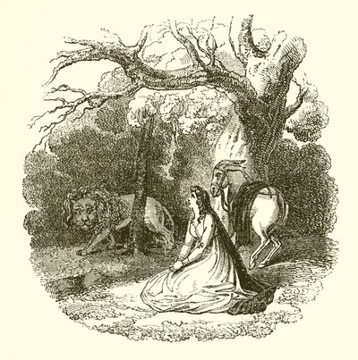 Illustrazione della Faery Queene da English School