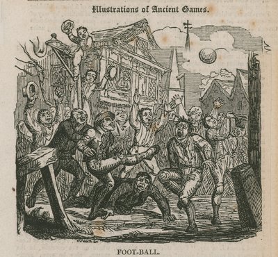 Illustrazioni di giochi antichi: Calcio da English School