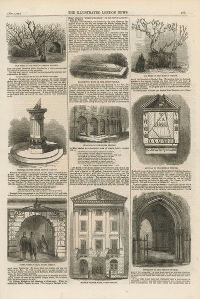 Illustrazioni di Temple da English School