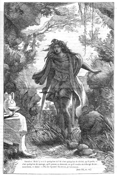 Imogene in Cimbelino - Illustrazione in 