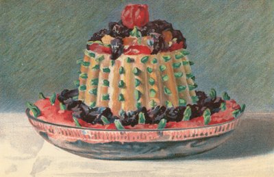 Torta Imperiale Tipy (litografia a colori) da English School