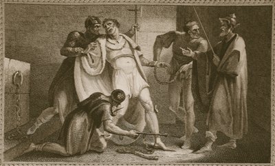 Imprigionamento di Stefano, illustrazione da La storia d