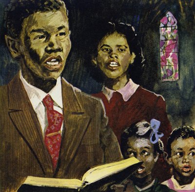A New York, Dvořák si interessò agli spirituals neri da English School