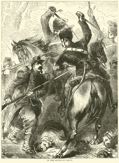 Nella battaglia di Dreux, novembre 1870 da English School