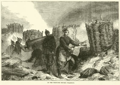 Nelle trincee davanti a Strasburgo, settembre 1870 da English School