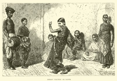 Nautch indiano, o danza da English School