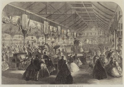 Esposizione industriale a Bingley Hall, Birmingham da English School