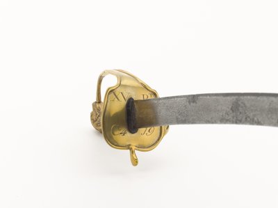 Sciabola da fanteria marcata al 15° Reggimento (Yorkshire East Riding), circa 1790 da English School