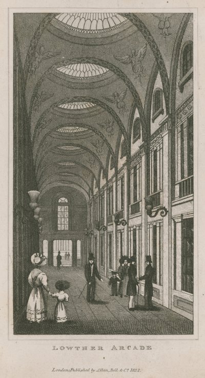 Interno di Lowther Arcade da English School