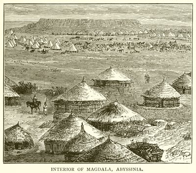 Interno di Magdala, Abissinia da English School