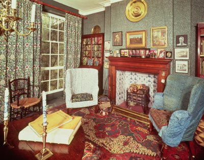 Interno di No.8 Hammersmith Terrace (costruito c.1735) da English School